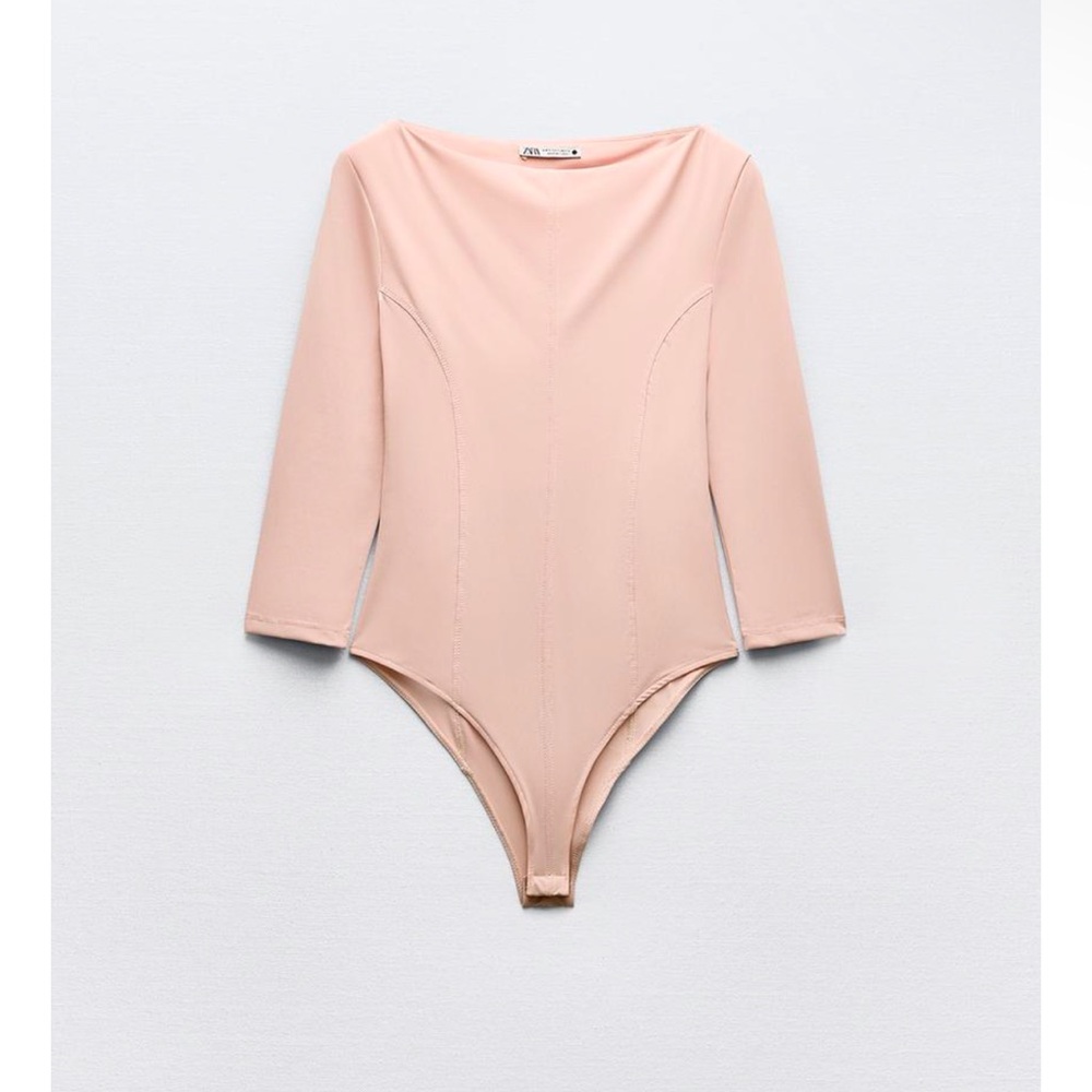 Zara Blush Pink Bodysuit